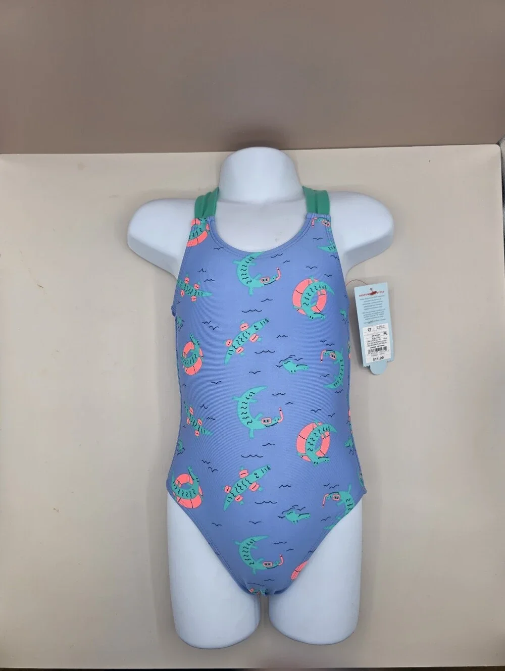 Alligator 🐊 1 piece bathing suit