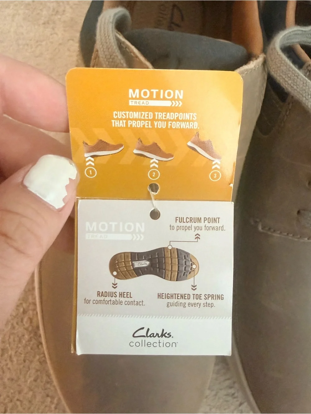 Clarks comfort focused