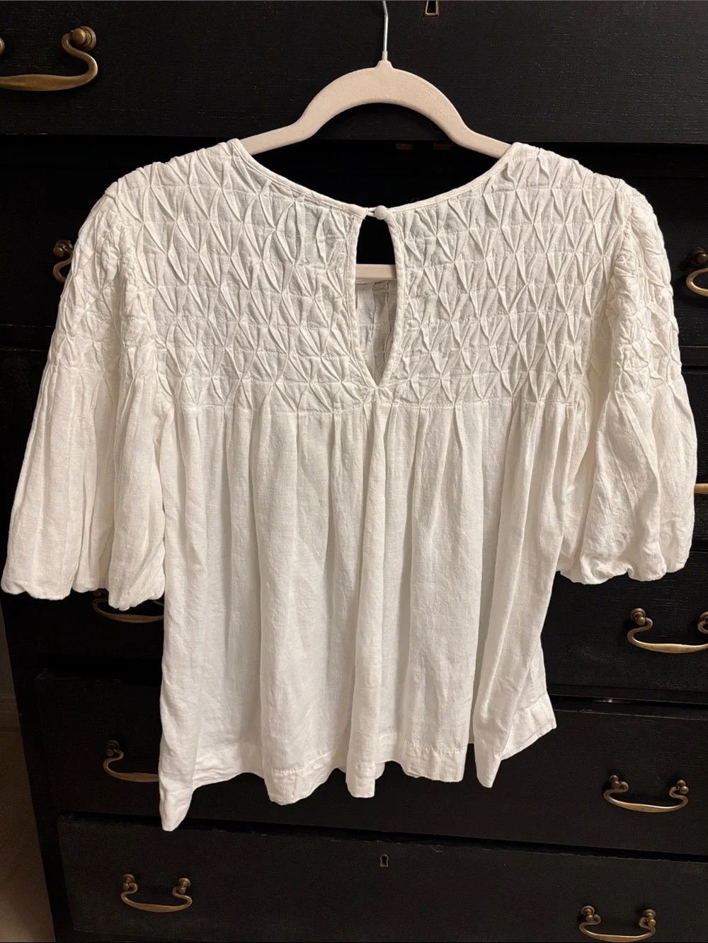 Anthropologie lightweight white