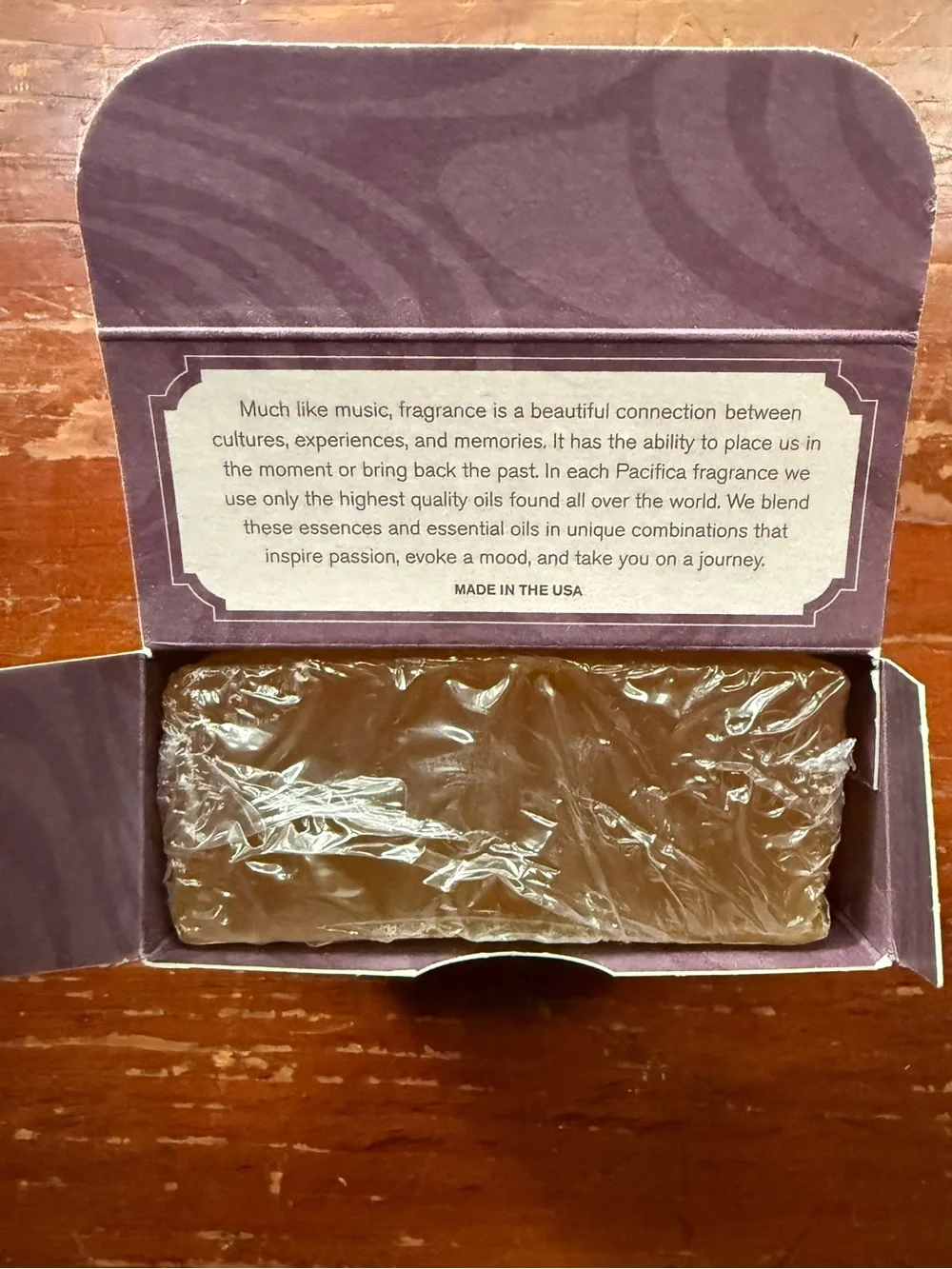 Pacifica Mediterranean Fig Soap 6 oz Sealed Discontinued Retired NOS