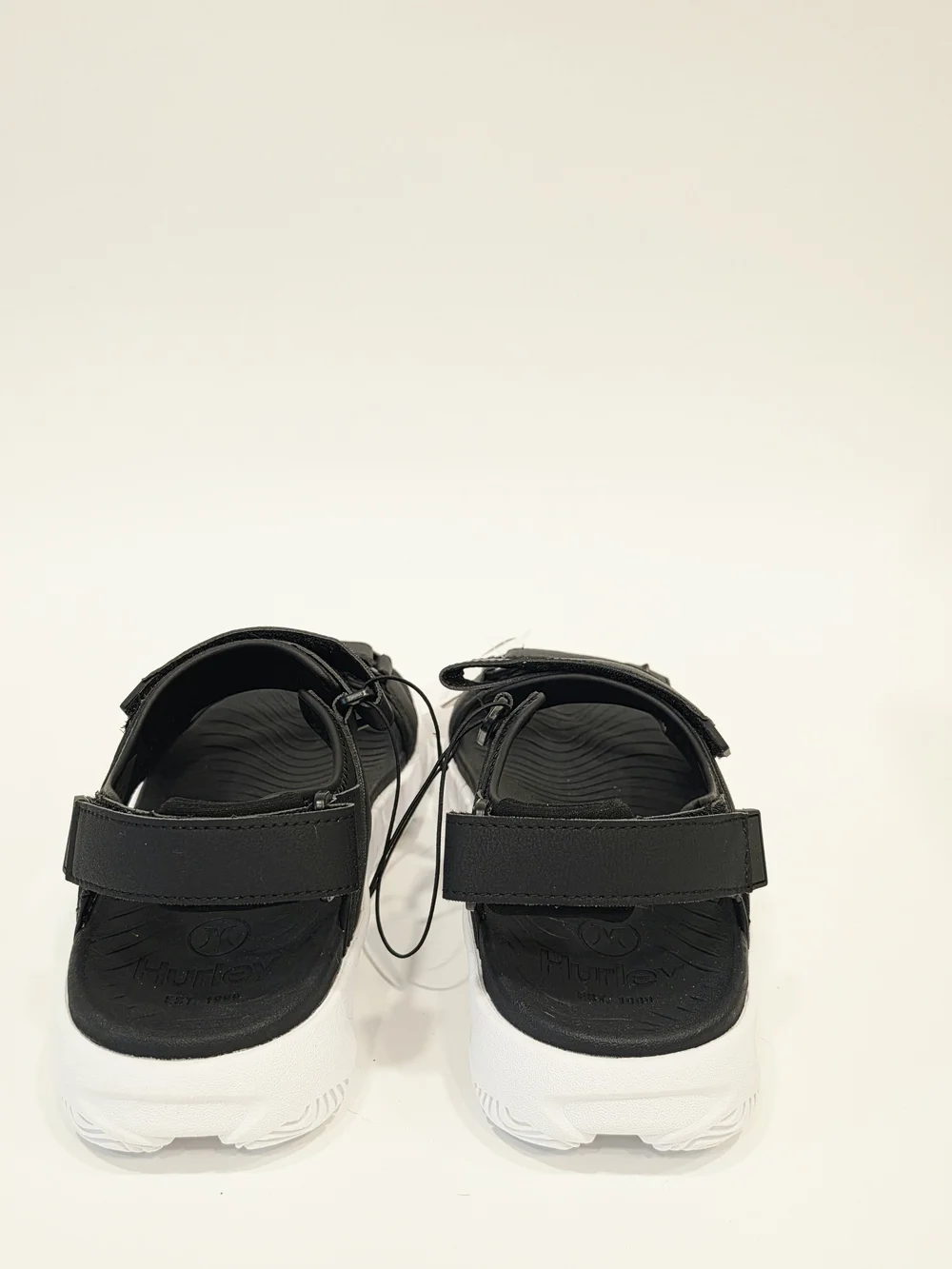 Hurley Black and White Men's Sport Sandals