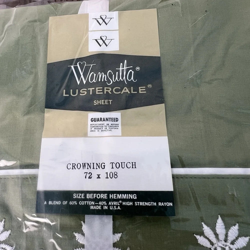 Wamsutta vintage flat