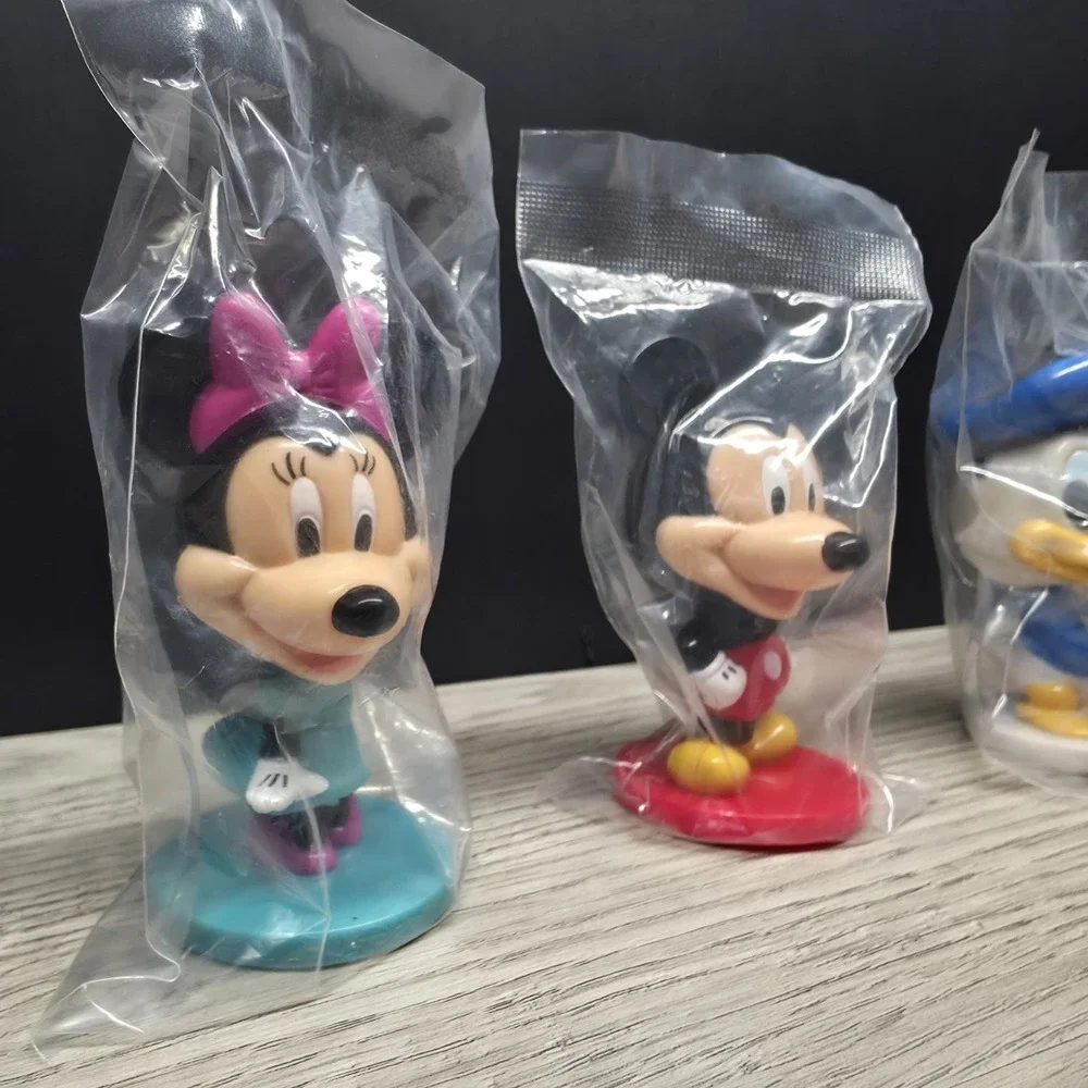 Disney's Mickey, Minnie, Donald, Goofy Bobbleheads By Kellogg's - Cake Toppers‎