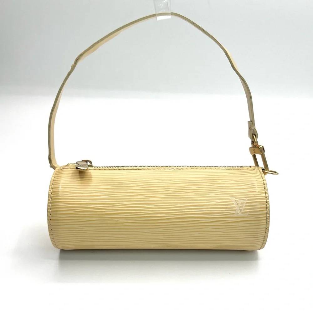 Louis Vuitton Papillon Pochette Barrel Bag in Vanilla Epi Leather