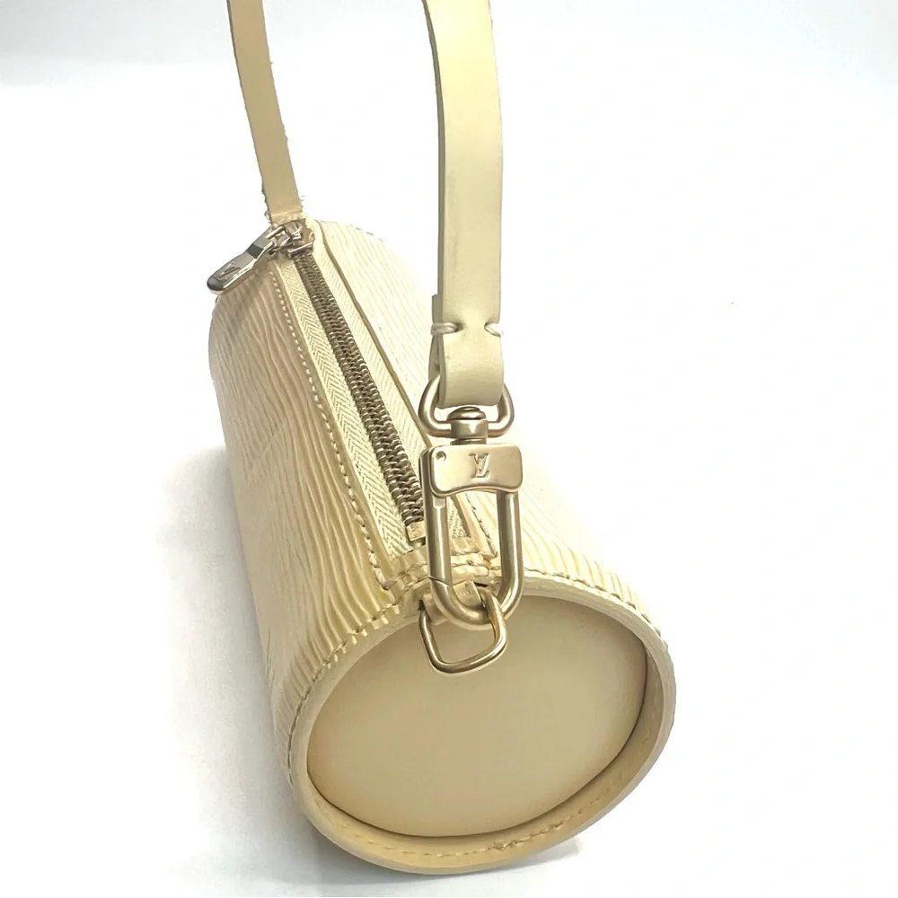 Louis Vuitton Papillon Pochette Barrel Bag in Vanilla Epi Leather