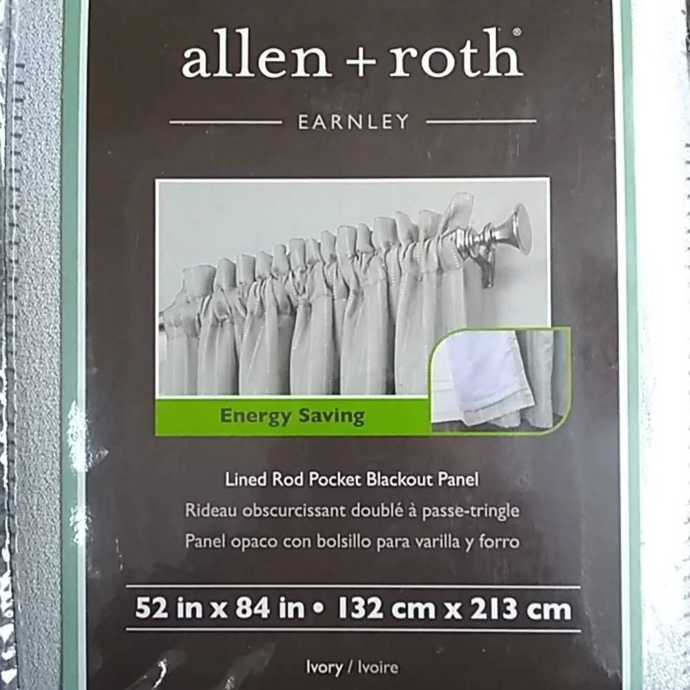allen+roth drapery nwot