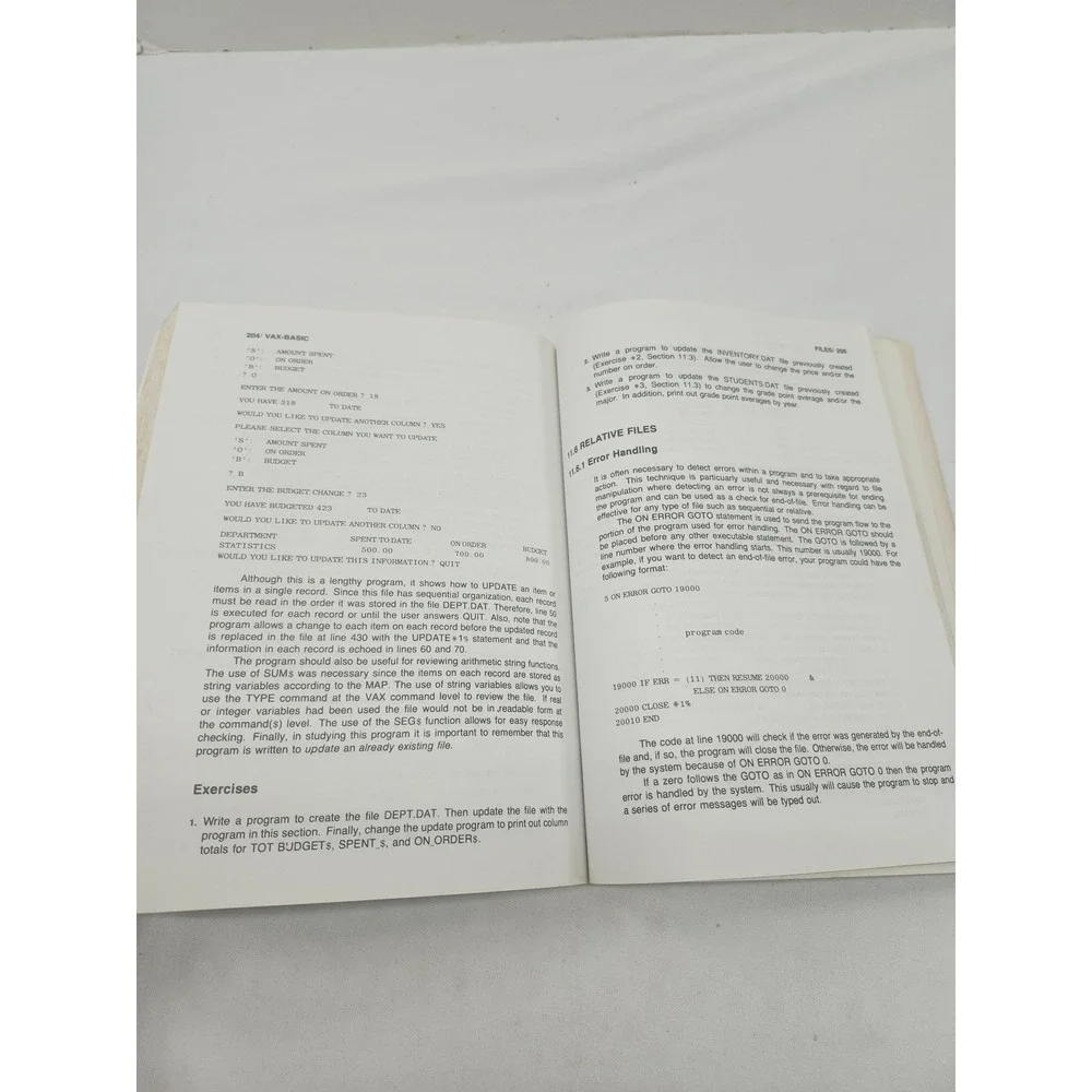 Reston Publishing Company vax basic