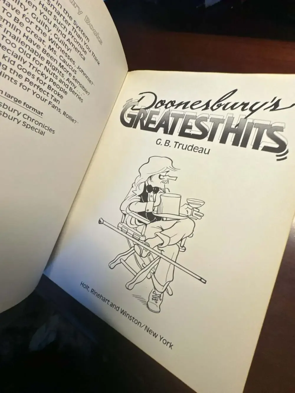 Holt, Rinehart and Winston doonesbury greatest