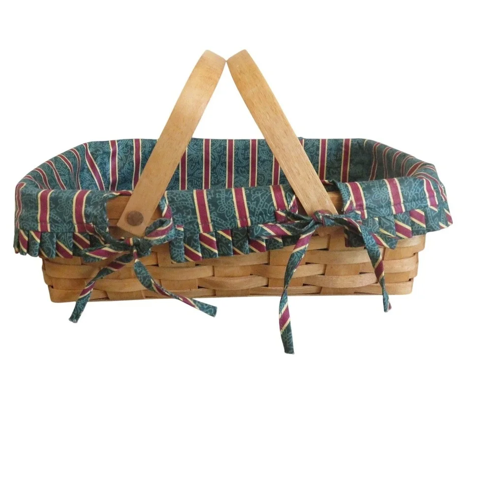 Longaberger basketry burgundy