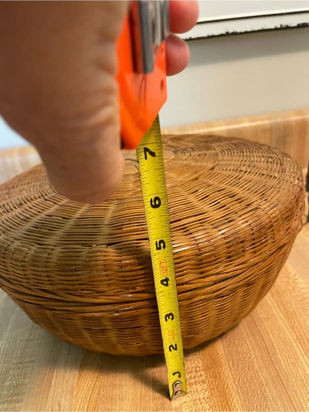 Vintage handwoven round