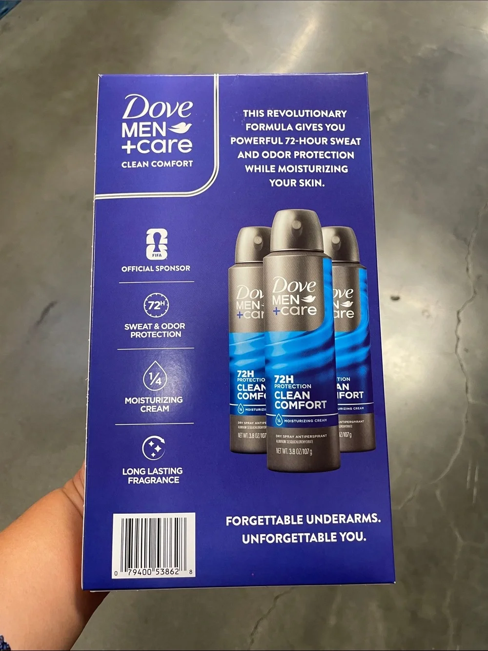 Dove clean comfort