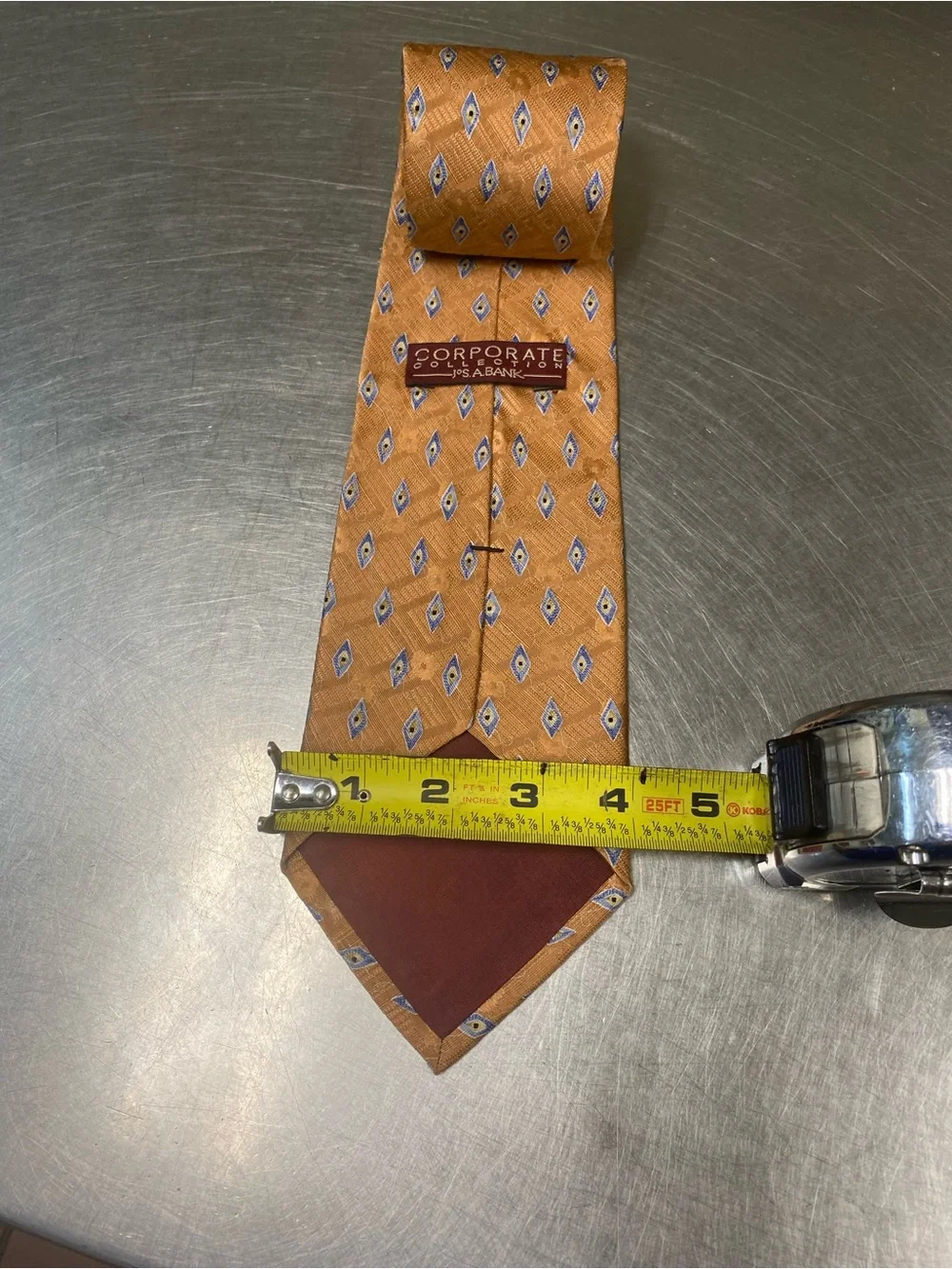 Corporate Collection Jos A Bank tan silk