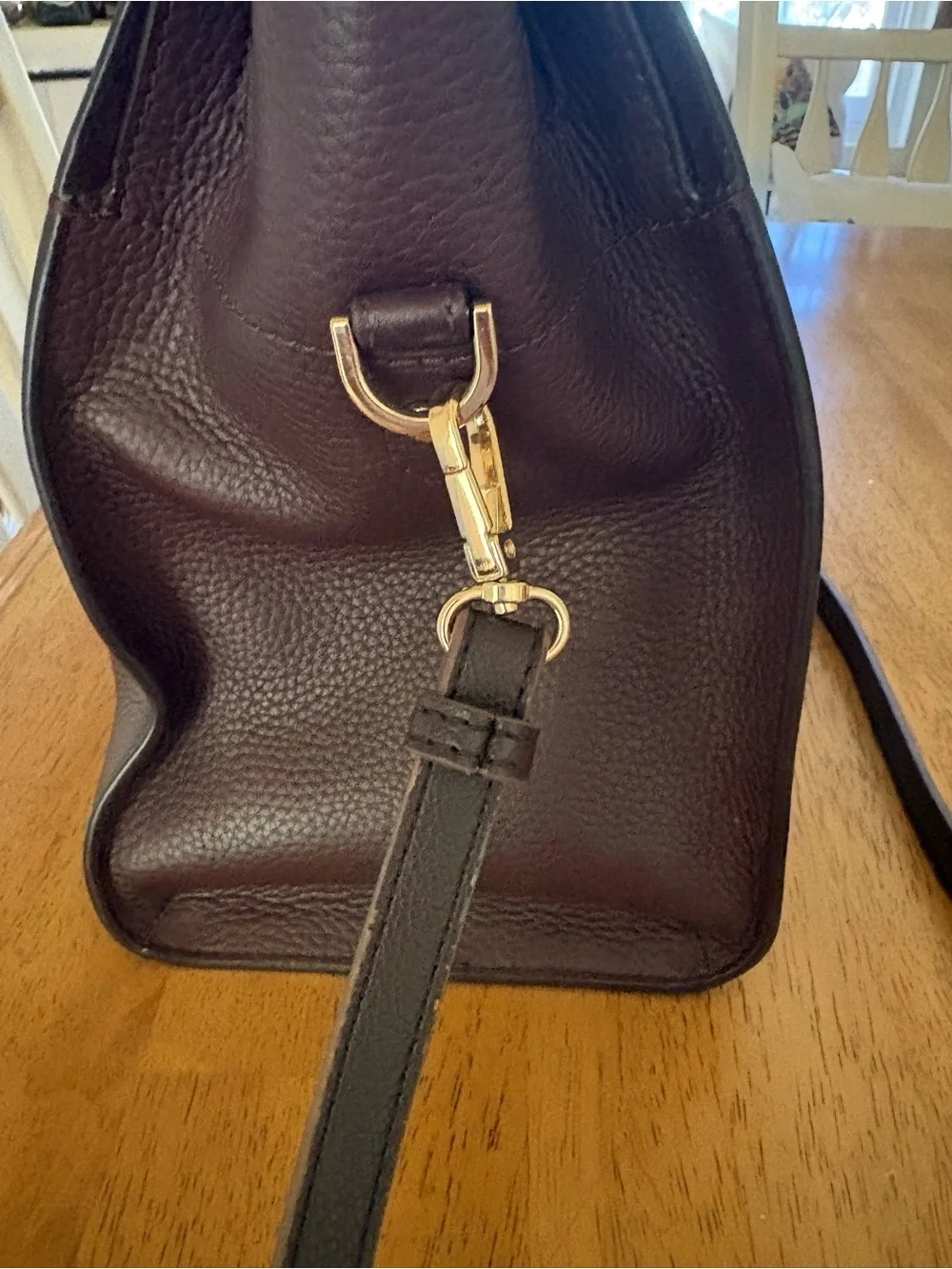 Michael Kors structured leather