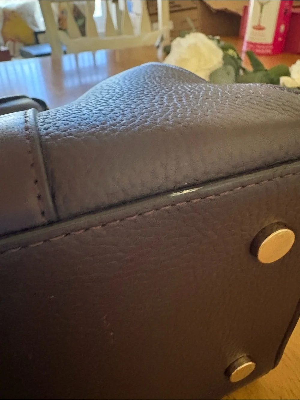 Michael Kors structured leather