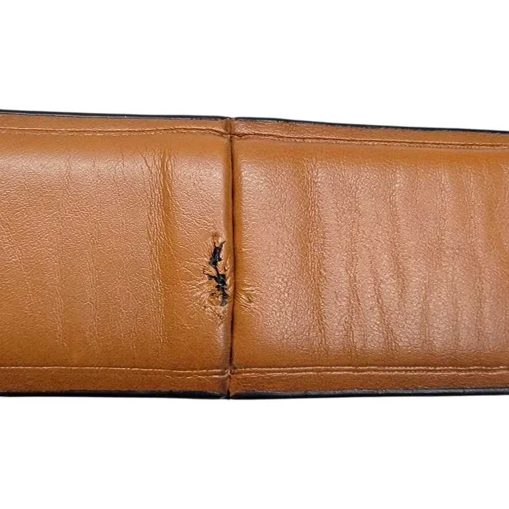 Tommy Hilfiger Mens Reversible Belt Brown Black Size 46-48 Big & Tall Dress