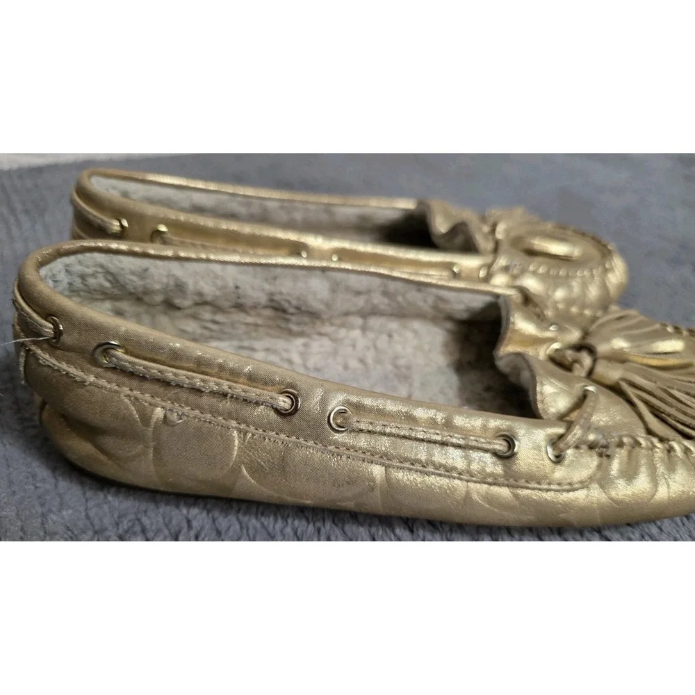 Coach penny loafers