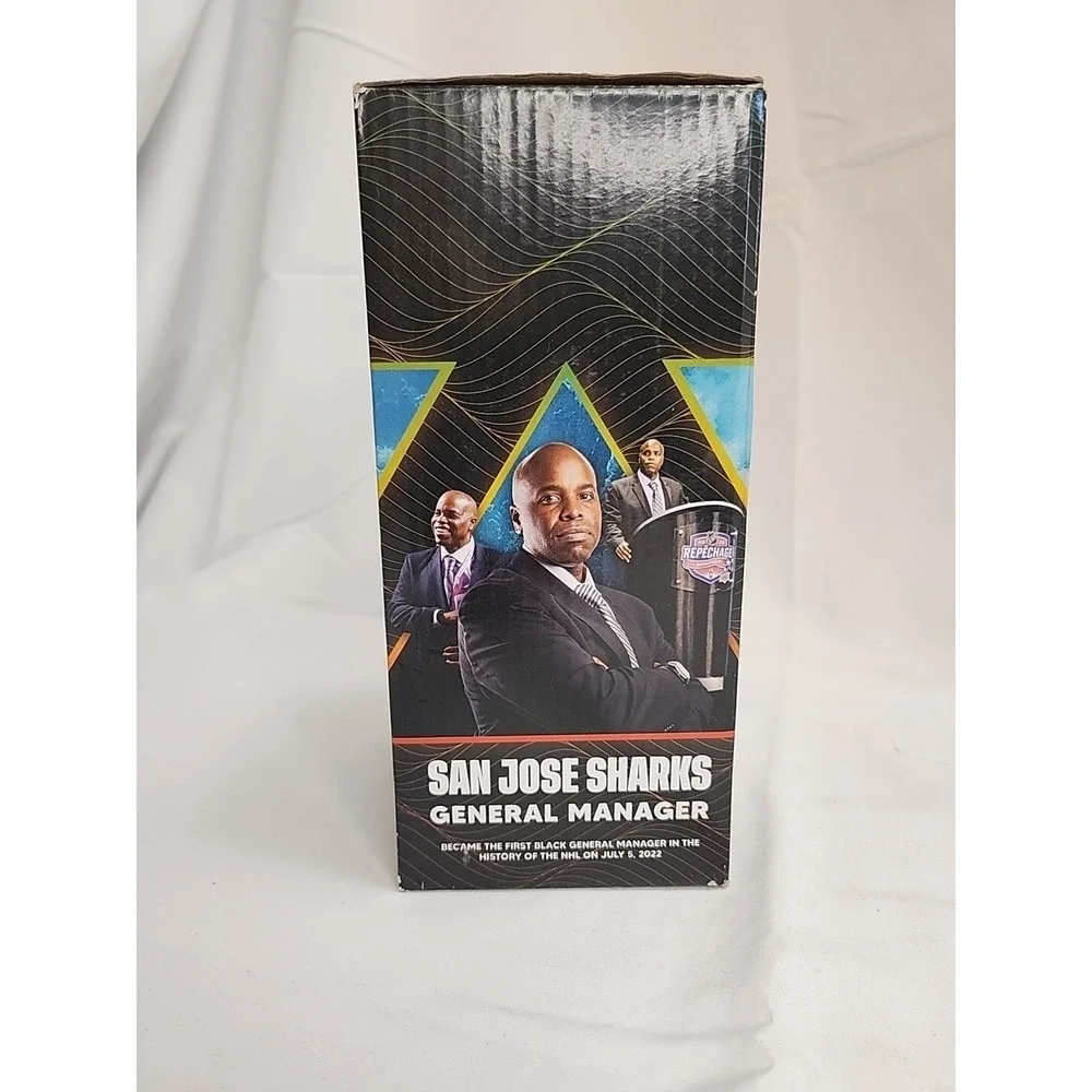 San‎ Jose Sharks GM Mike Grier bobble bobblehead SGA . Never opened