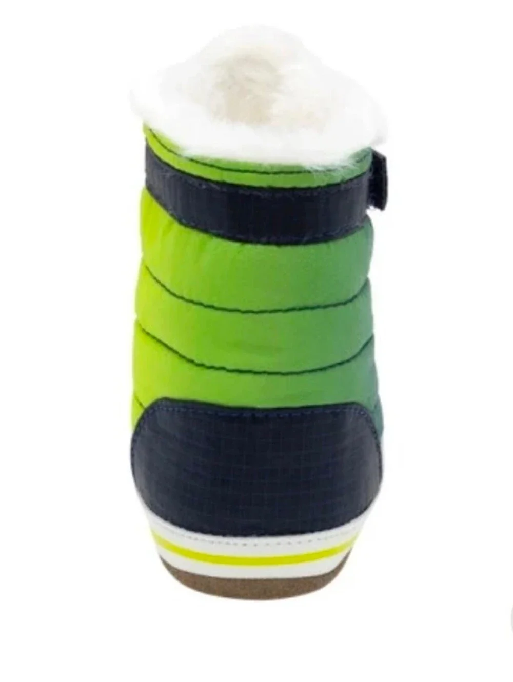 Robeez Baby Aspen Gradient Puffer Snow Boots Navy 6-9 Months