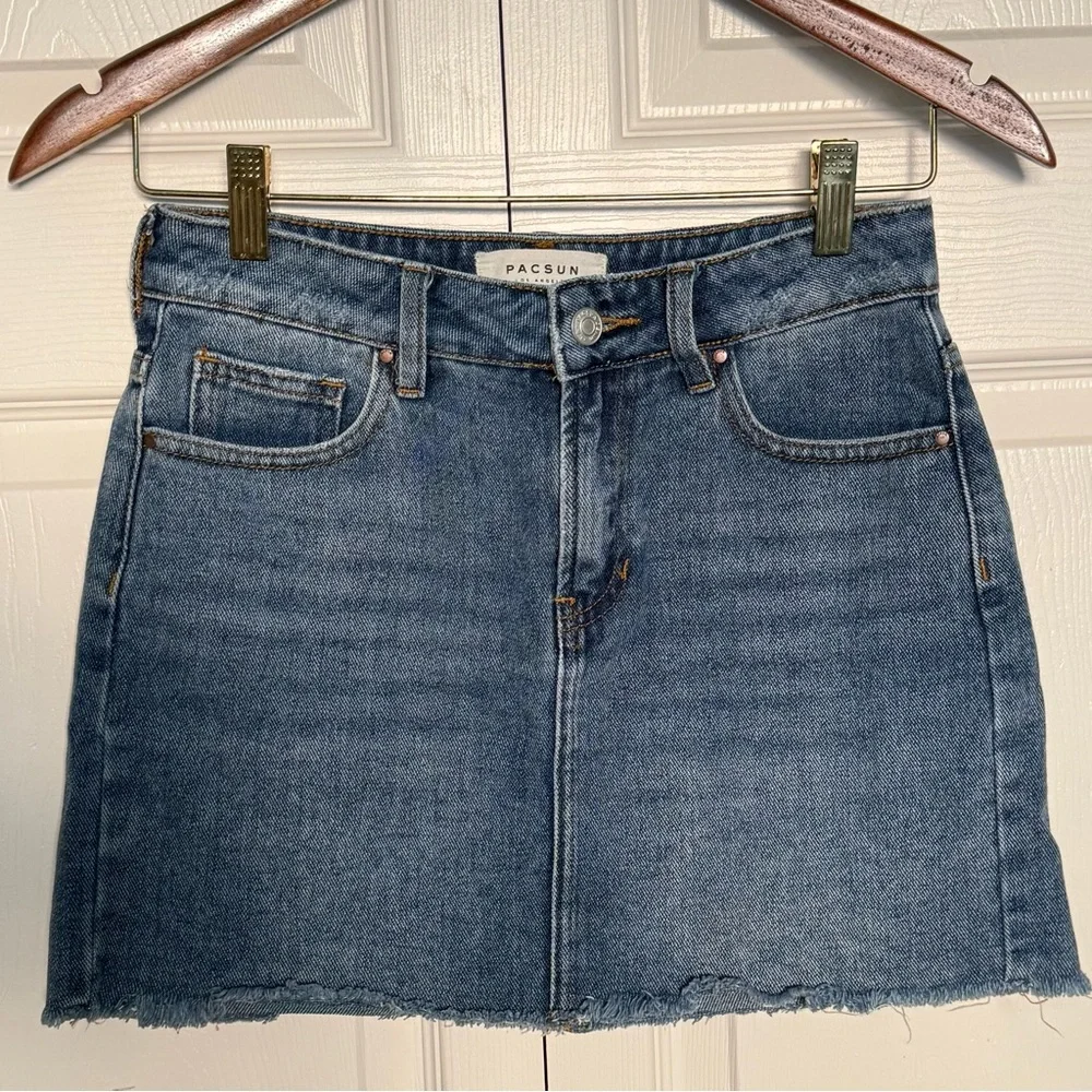 PacSun Classic Blue Mini Skirt-Size 23