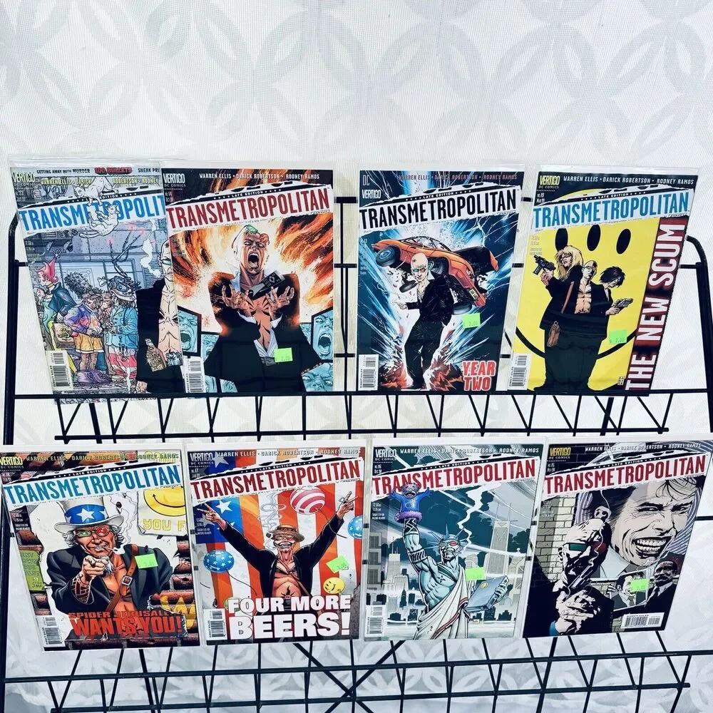 Transmetropolitan 13-19 23 Lot‎ DC Helix Spider Jerusalem 100 Bullets