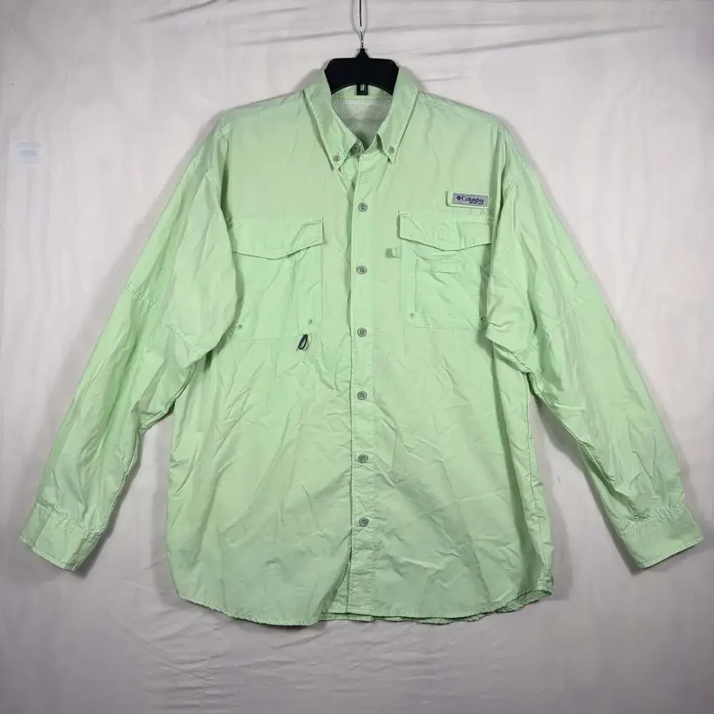 Columbia PFG Performance Fishing Gear Long Sleeve Button
