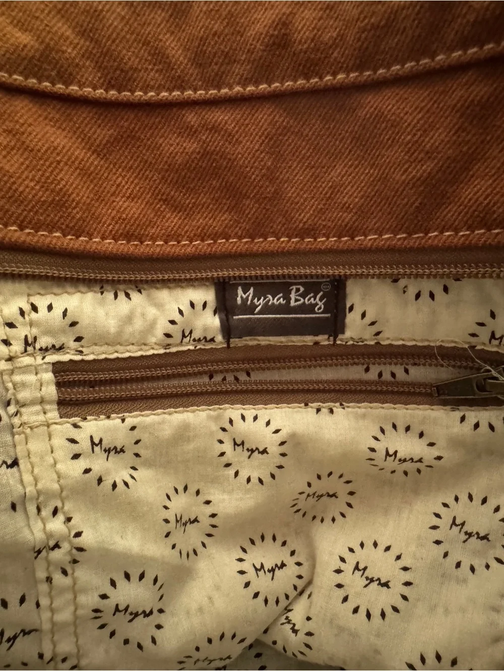 Myra Bag Multipastels Shoulder Bag Cowhide Canvas Aztec Western Purse S-469