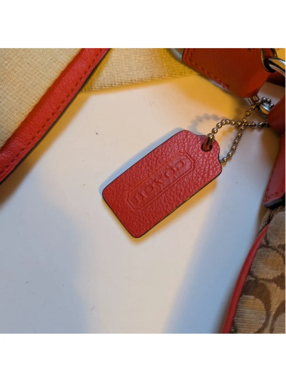 Coach signature stripe