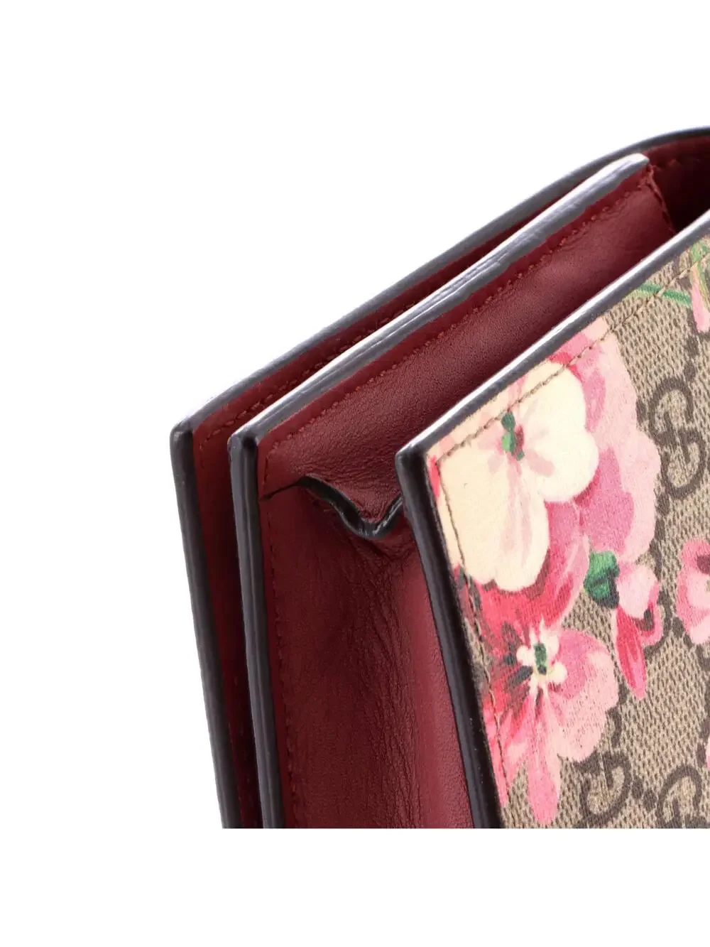 Gucci Chain Wallet Blooms Print Gg #334572G90B