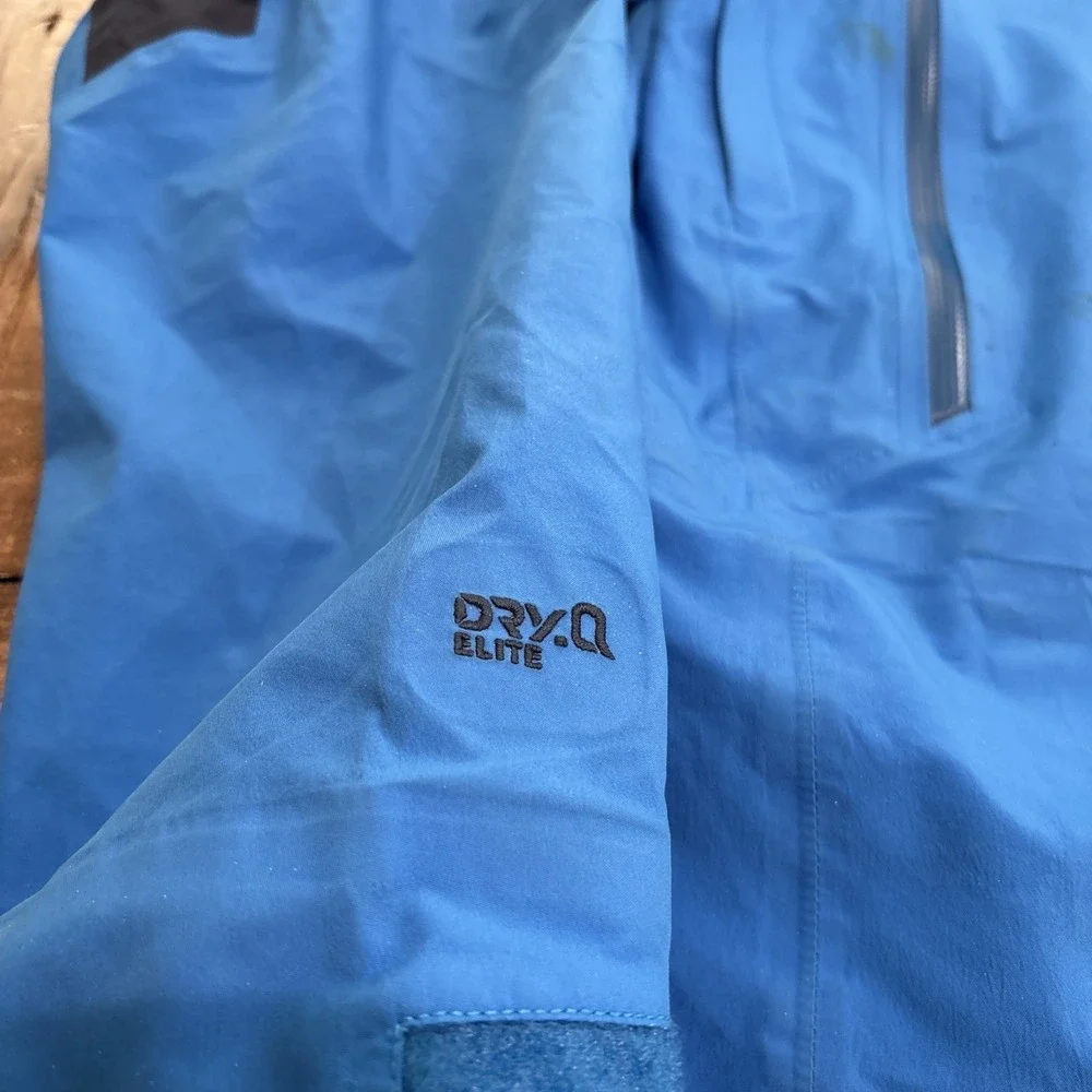 Mountain Hardwear Dry Q Elite Minalist Ski Jacket Recco Men's XLarge Blue‎ READ