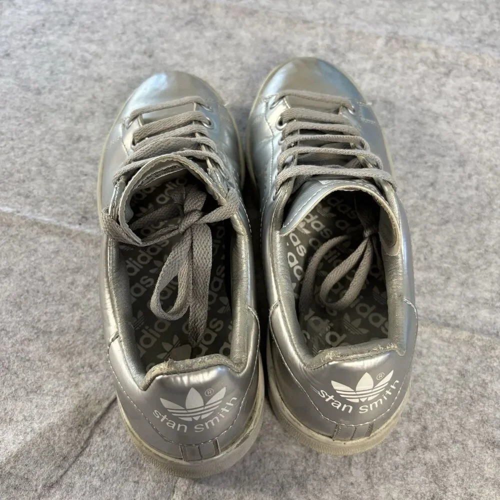Raf Simons x Adidas Stan Smith Silver Metallic Mens Size 5 Womens Size 6 AQ2643