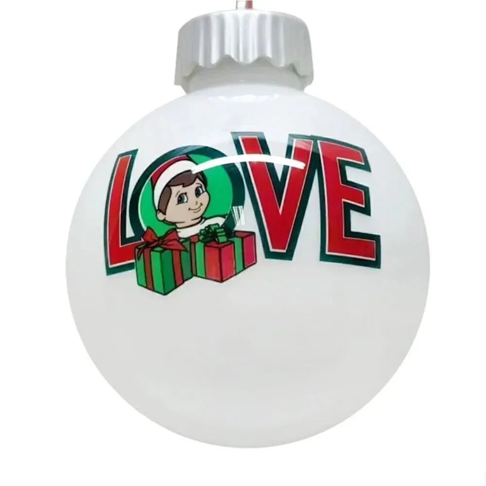 Elf on the Shelf Light Up Christmas Ornament (Love) New