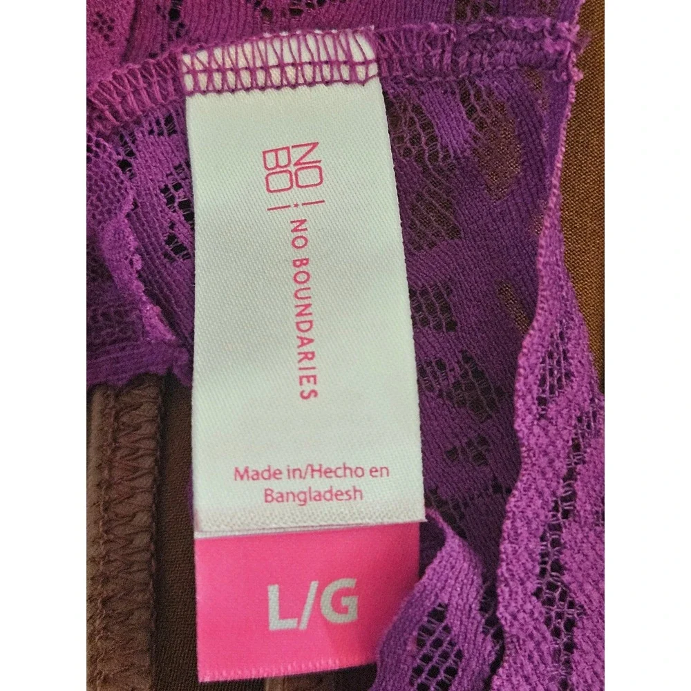 No Boundaries lace thong