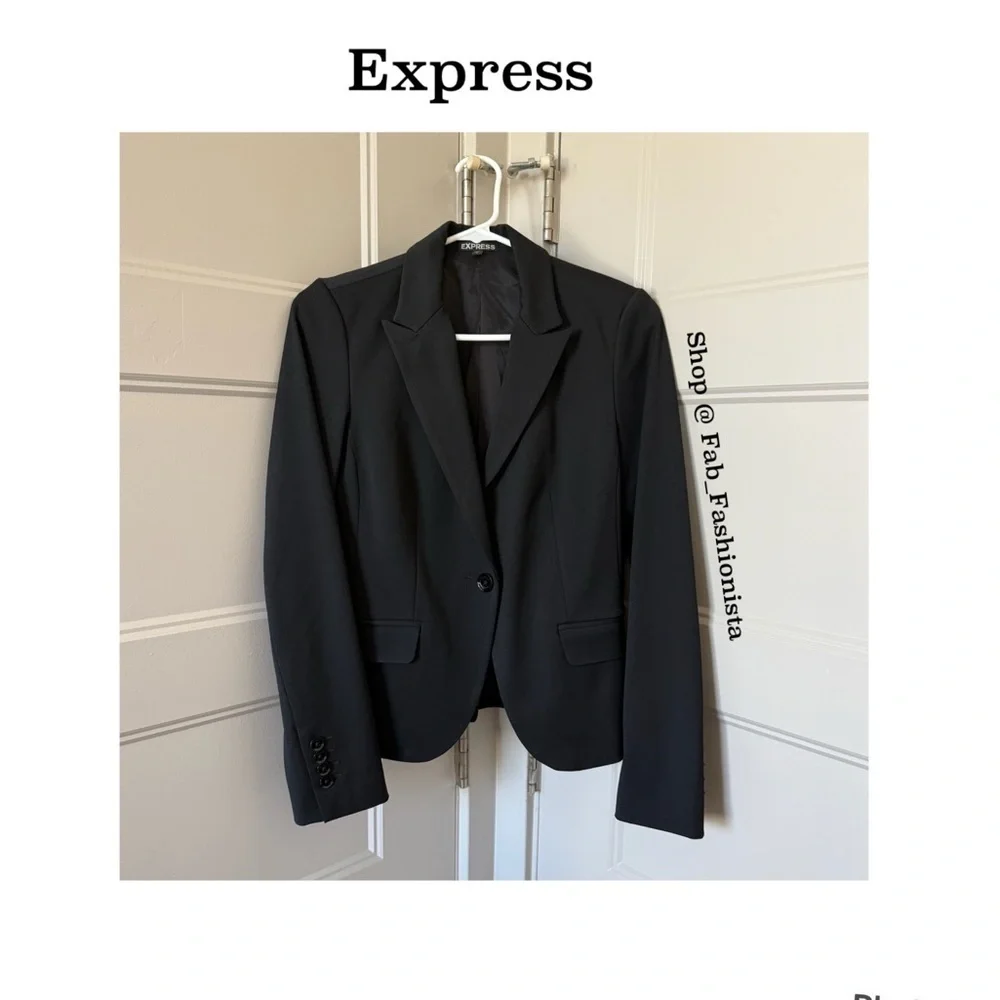 Express Classic Black Suit Jacket