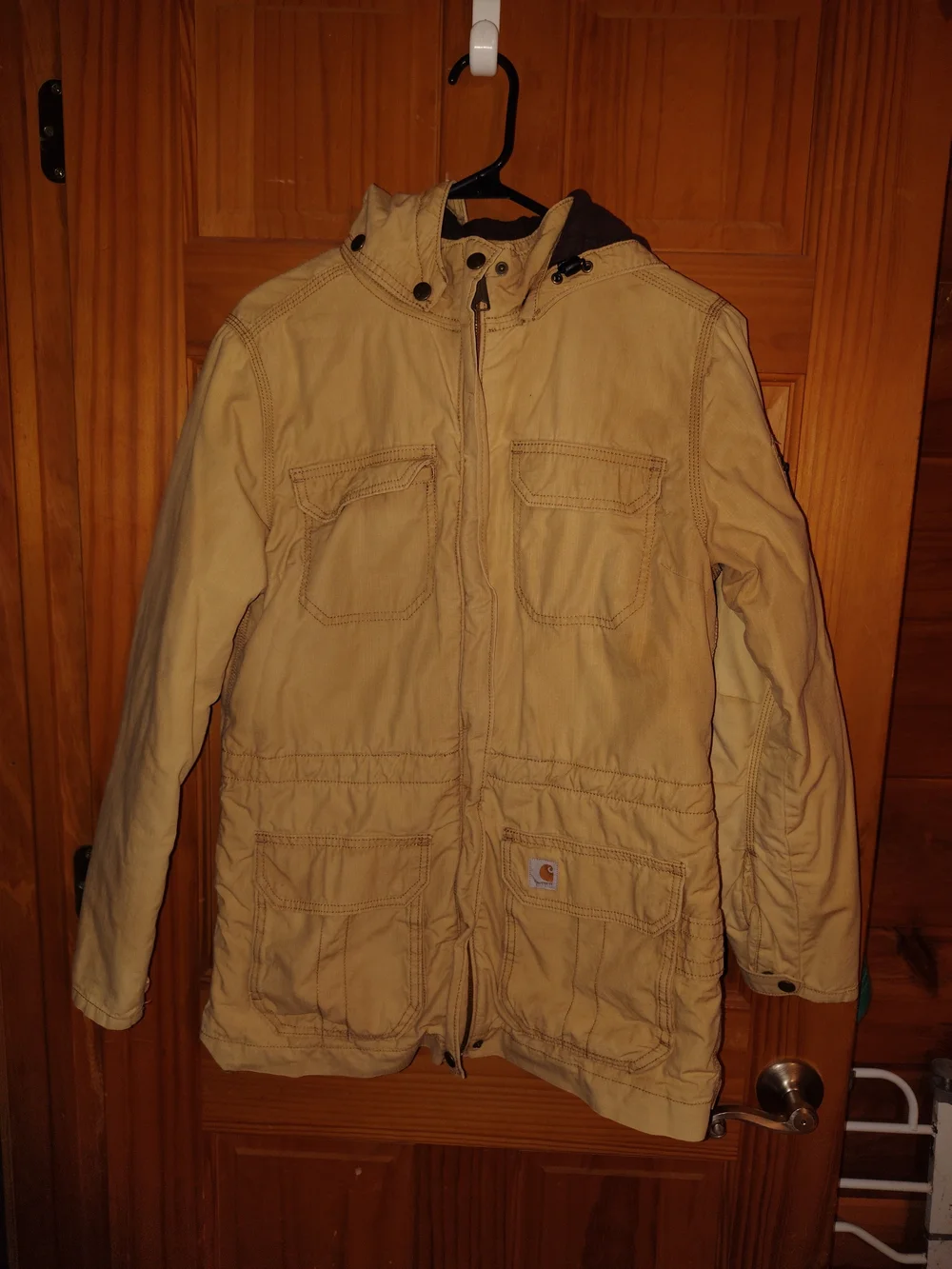 Carhartt Women's Khaki Hooded Field Jacket