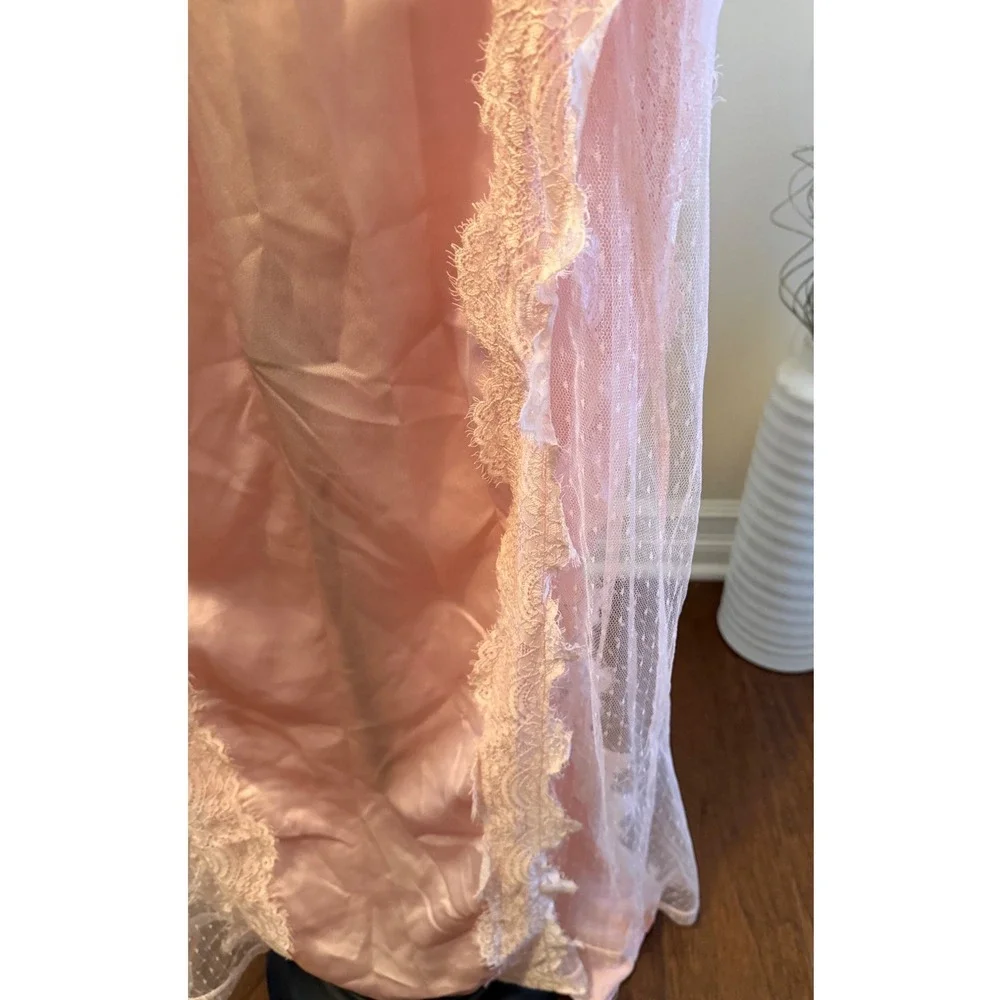 PrettyLittleThing Dusty Pink Lace Trim Corset‎ Midi Dress Plus Size 20 NWT