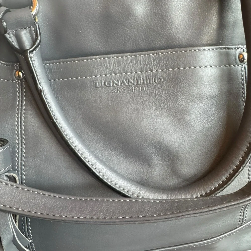 Tignanello gray leather