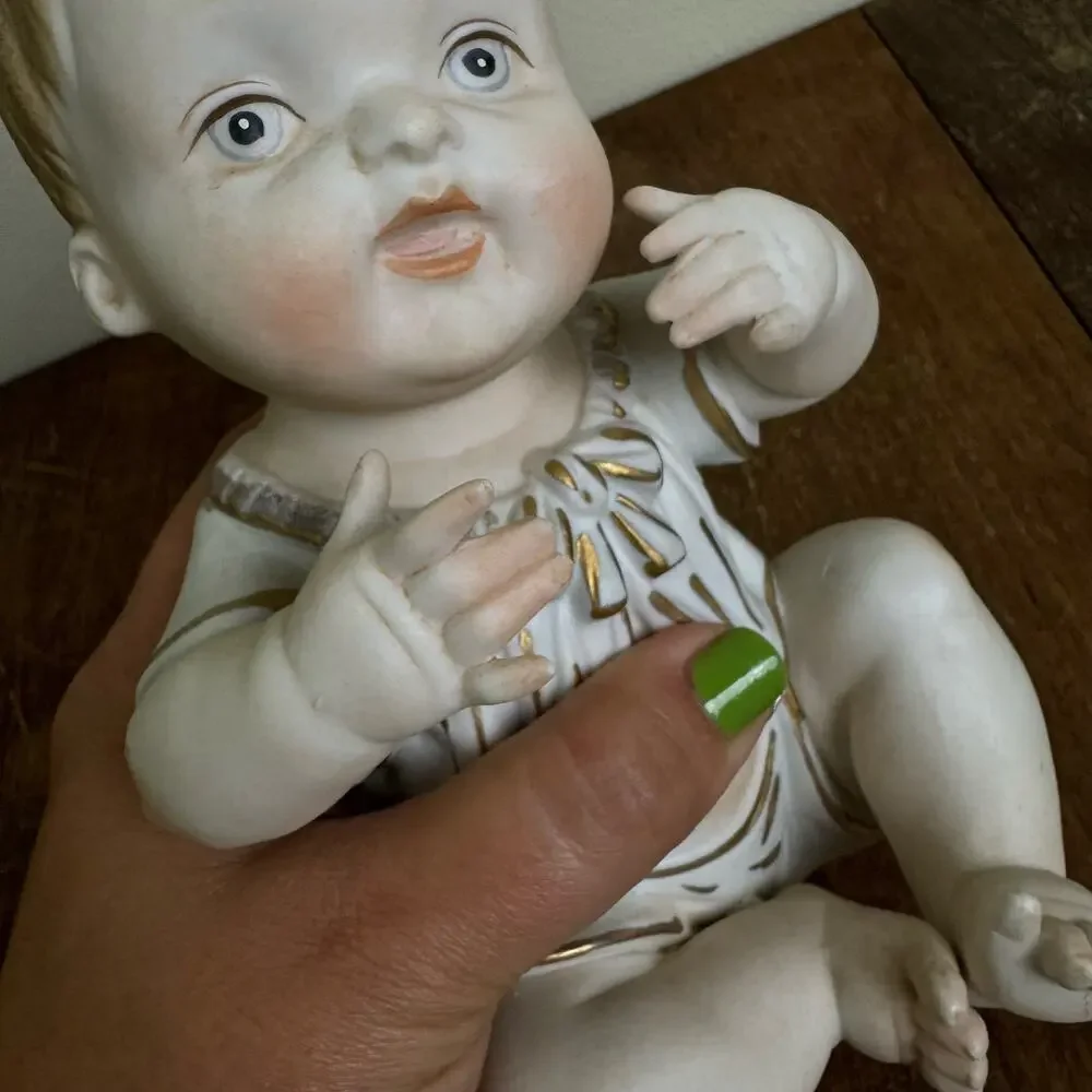 Vintage bisque porcelain