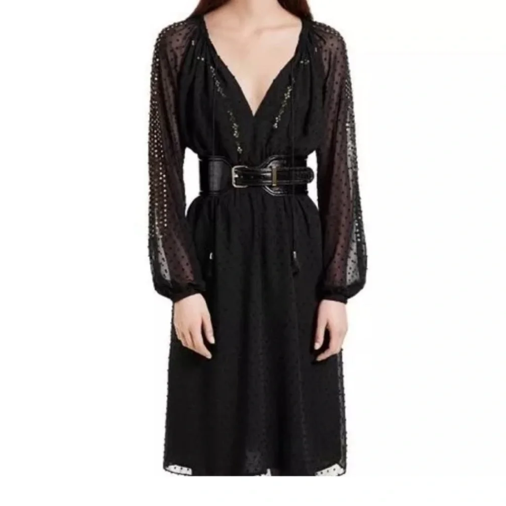 Altuzarra x Target Elegant Black Sheer Dress size 2