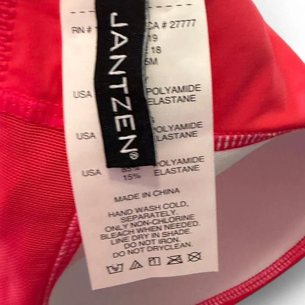 Jantzen red tummy