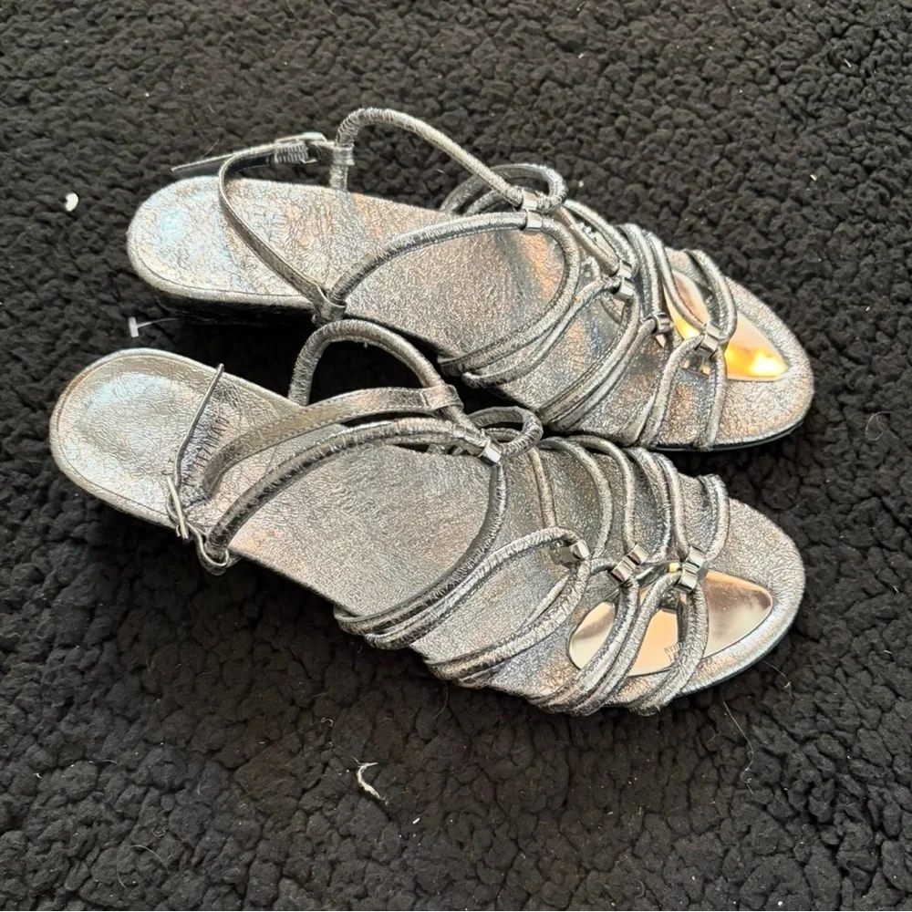 Stuart Weitzman chic metallic