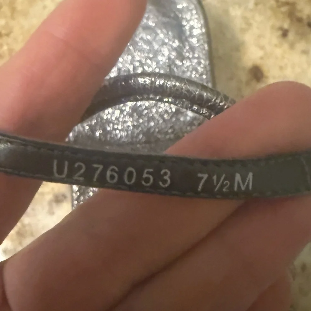 Stuart Weitzman chic metallic
