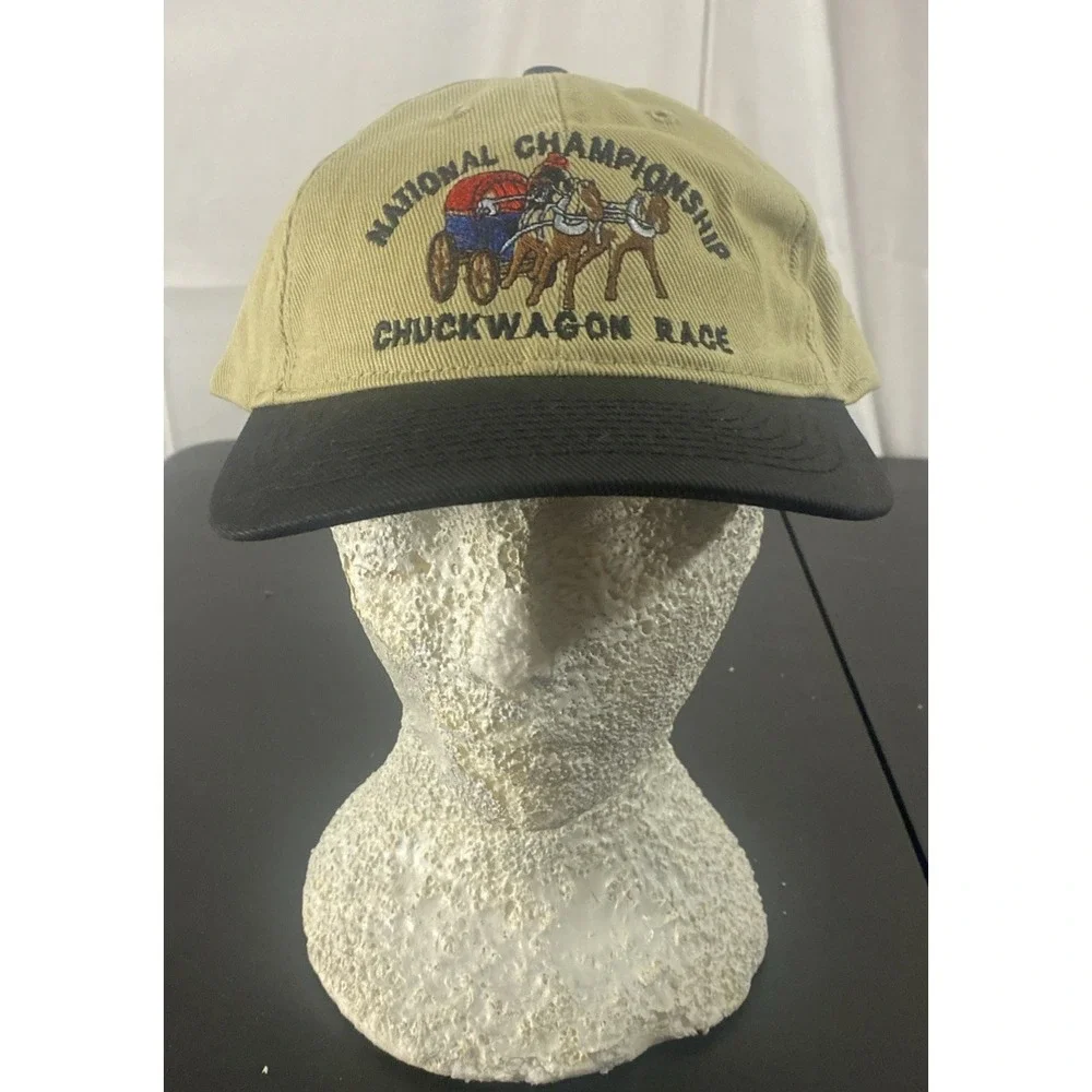 National Championship Chuckwagon Race SnapBack Hat Cap Otto One Size‎