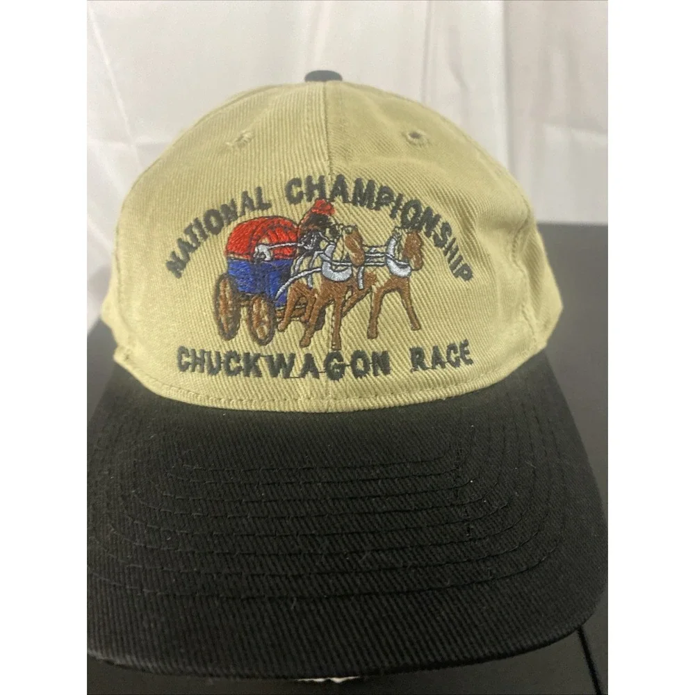 National Championship Chuckwagon Race SnapBack Hat Cap Otto One Size‎