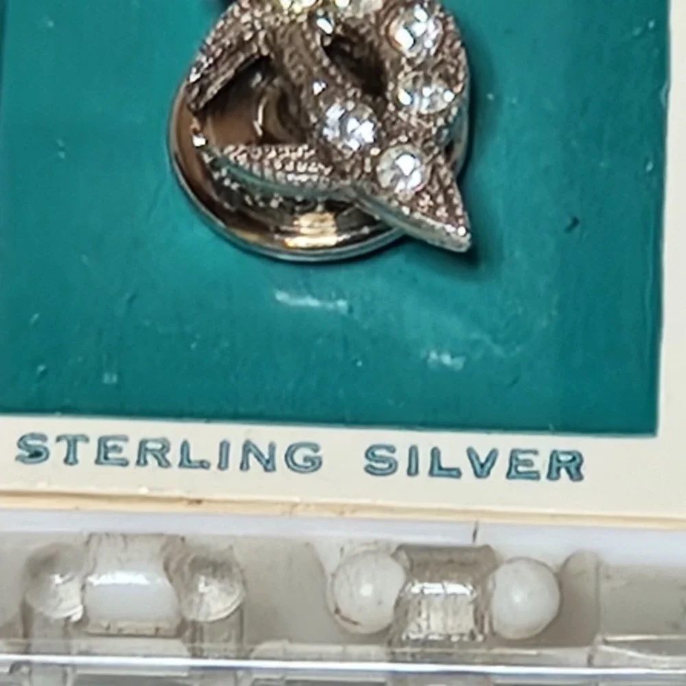 Crescent sterling silver