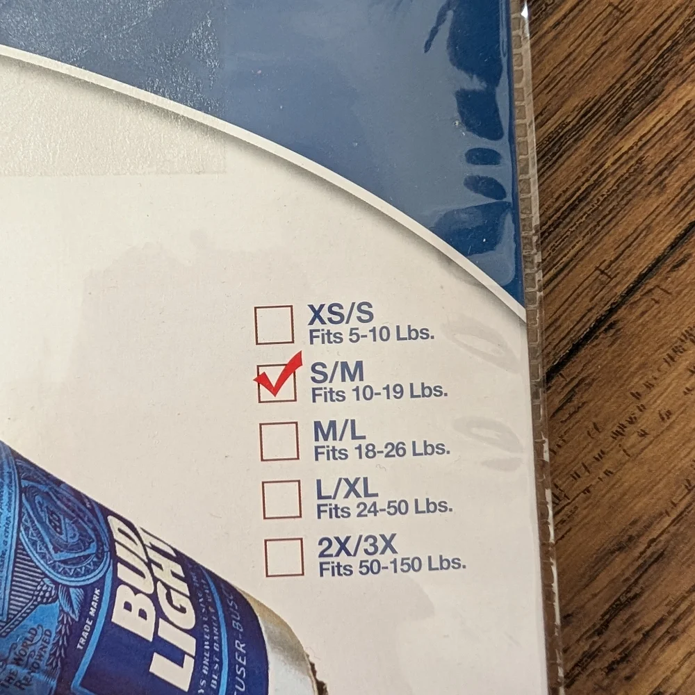 $ 💥3/$24‎ Bud Light Dog Costume