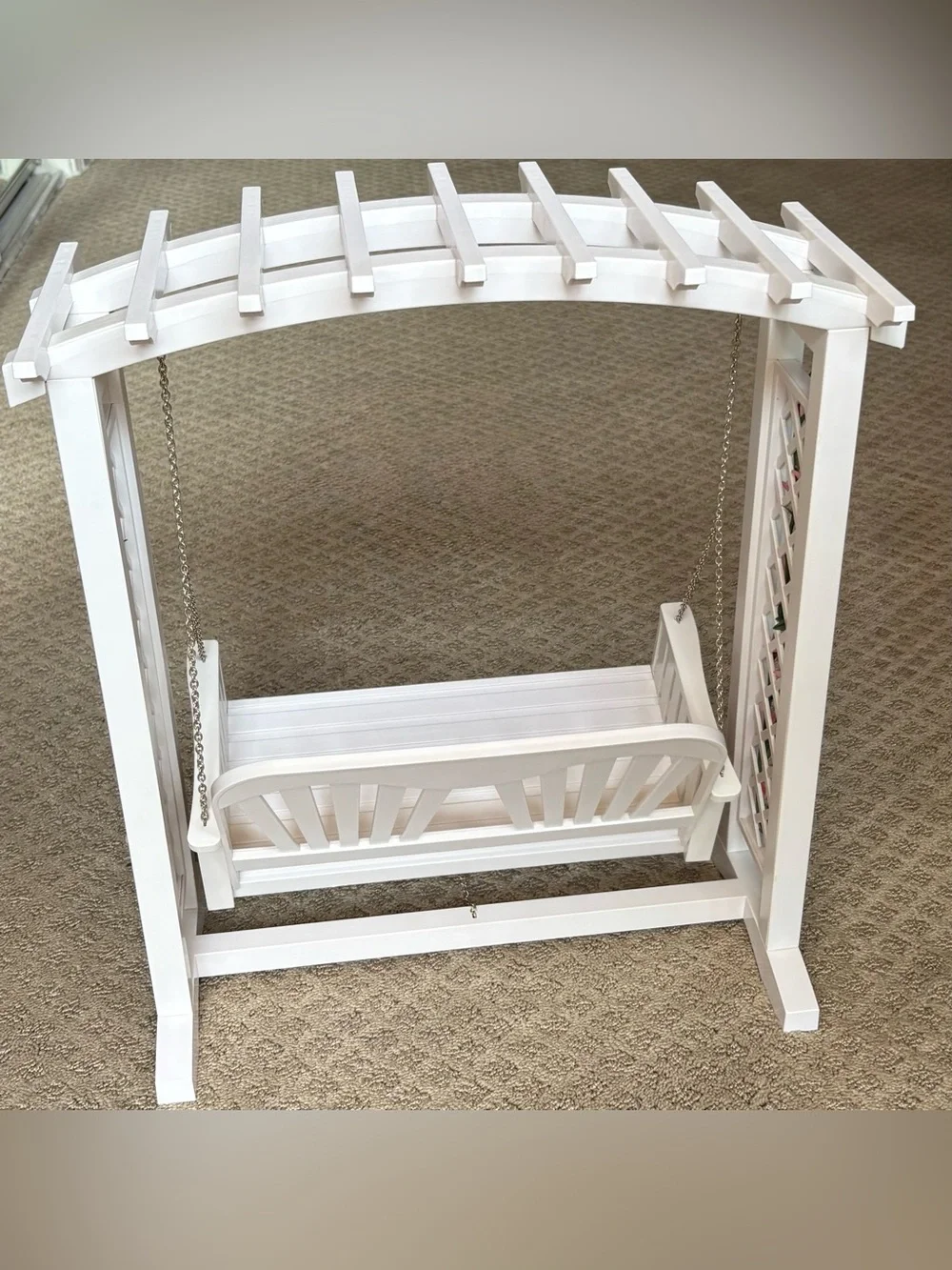 American Girl Doll Trellis Swing