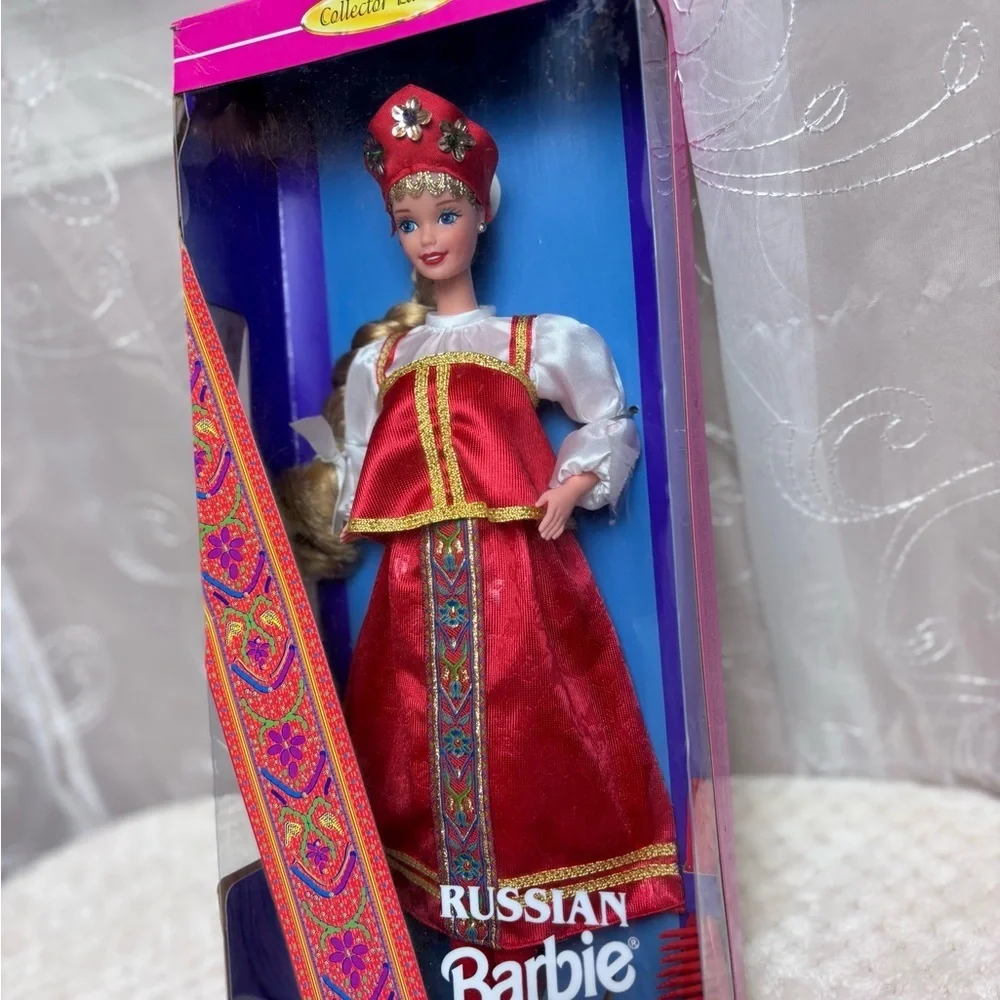 Barbie dressed richly