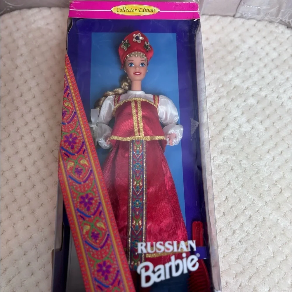 Barbie dressed richly