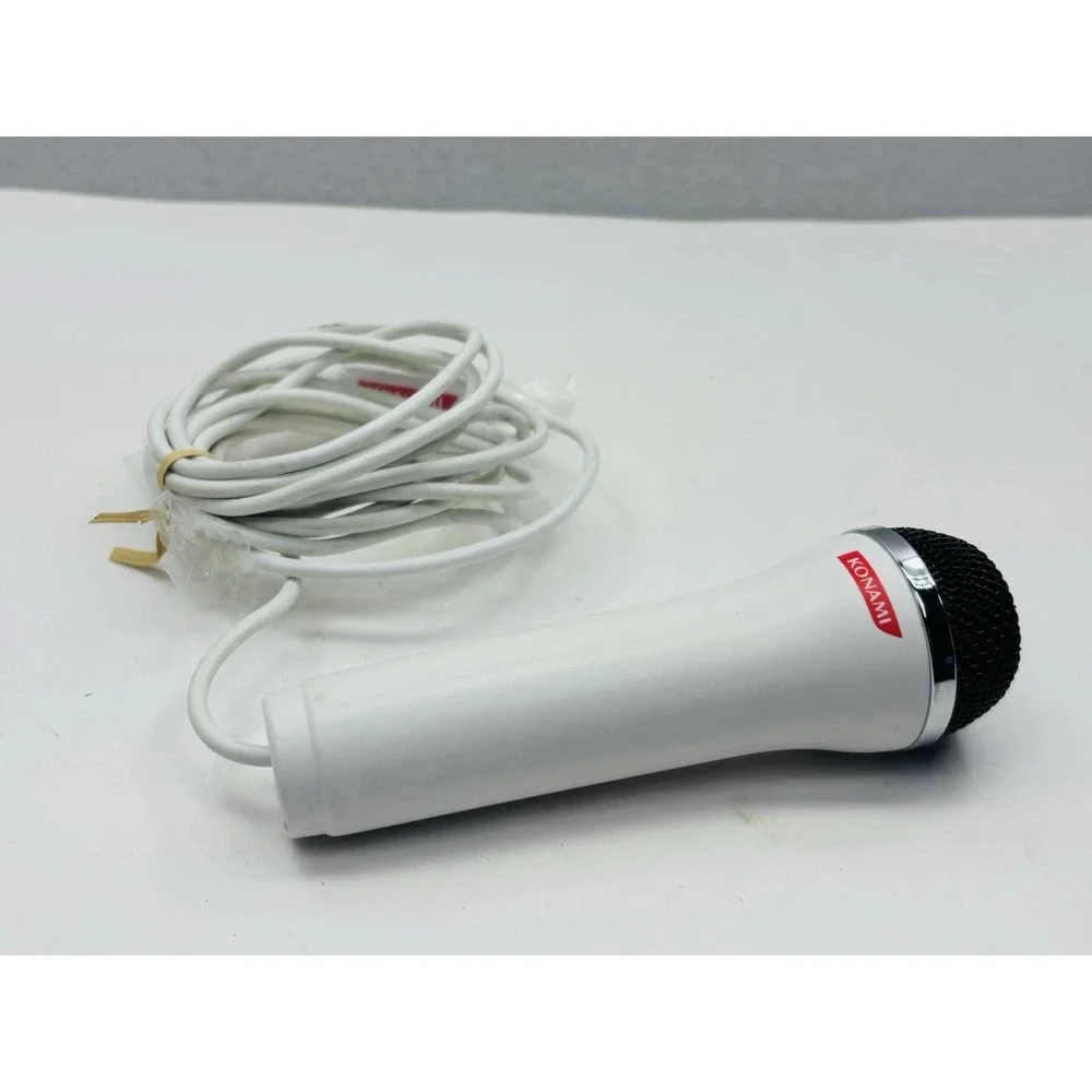 Konami Logitech USB Microphone E-UR20 White for Rock‎ Band Karaoke Revolution