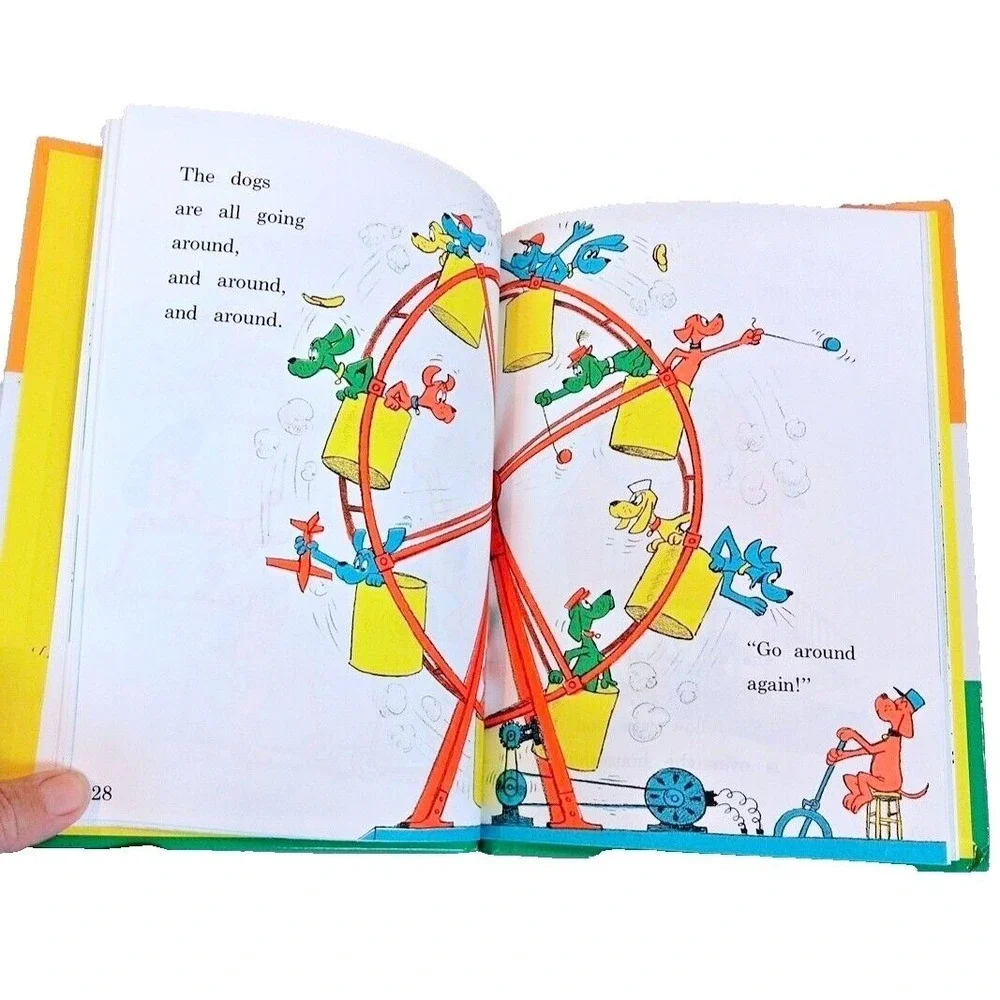 Dr Seuss Beginner Books Lot of 4 Cat in the Hat Go Dog Go Ten‎ Apples Up On Top